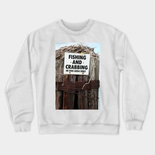 Fishing and Crabbing - Crisfield, MD Crewneck Sweatshirt